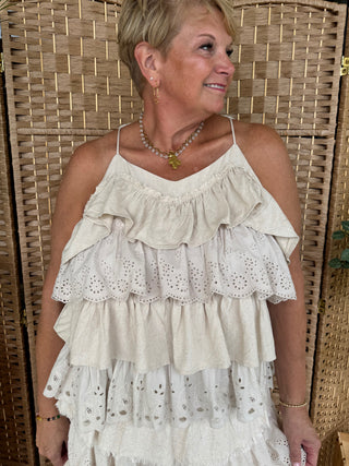 Alternate view of Rhapsody in Ruffles Linen Blend Pants
