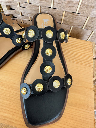 Alternate view of Corky's Beach What Black Sandal
