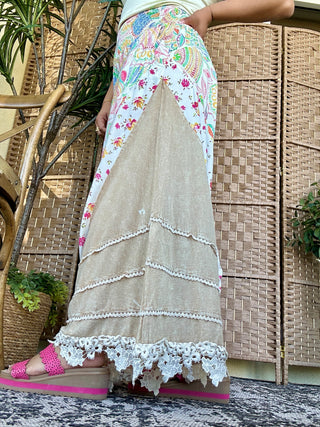 Alternate view of Oli & Hali Natural Beach Bound Wide Leg Pant
