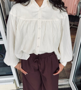 In February Dolman Slv Top w/ Round Yoke & Collar (2 COLORS)