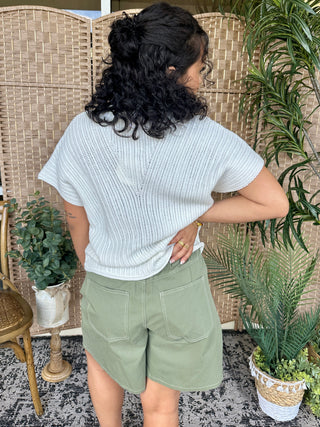 Alternate view of White Oversized It Girl Top
