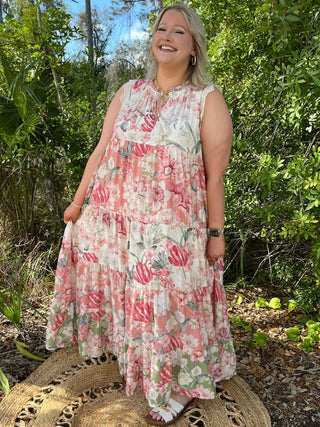 Beautiful Day Floral Maxi Dress