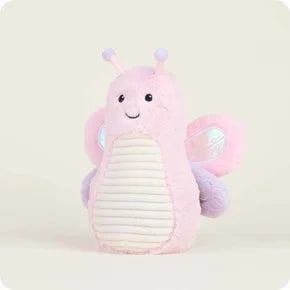 Colorful Warmies Butterfly Microwavable Plush with soothing textures for heat therapy and relaxation. Perfect gift for comfort.