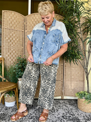 Alternate view of Stella Embroidered Star Denim Top
