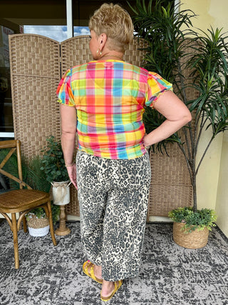 Alternate view of My Favorite Color Checker Mesh Top
