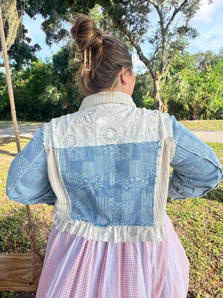 Alternate view of POL Denim Freedom Bandana Jacket
