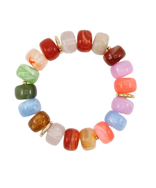 My Favorite Candy Disc Stretch Bracelet
