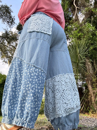 Alternate view of Bluebell Manor Patchwork Jogger Pants
