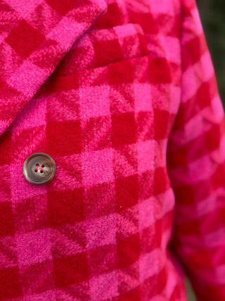 Alternate view of Cherryish Everything Houndstooth Coat Jacket
