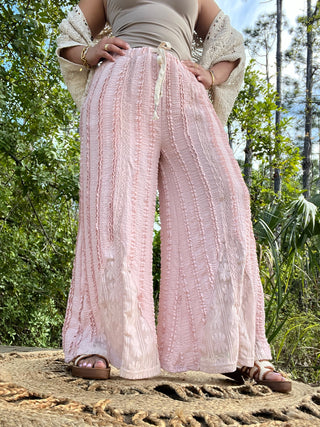 POL Strawberry Twirl Wide Leg Pants