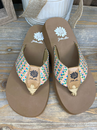 Alternate view of Yellowbox Zosia Multicolor Flip Flop Sandal
