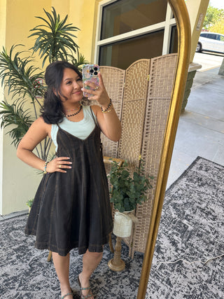 Easel Soak Up the Sun Romper Vintage Black