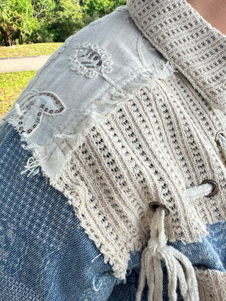 Alternate view of POL Denim Freedom Bandana Jacket
