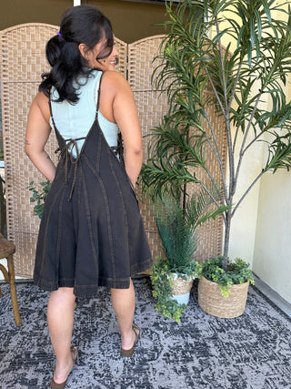 Easel Soak Up the Sun Romper Vintage Black