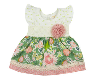 Haute Baby April Meadow Infant Girl Diaper Dress