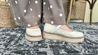 Alternate view of Yellowbox Miana Cream Linen Espadrille

