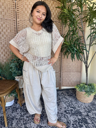 Alternate view of Ciao Bella Natural Wide Leg Pants
