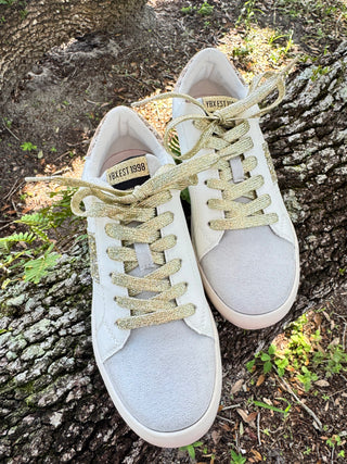 Alternate view of Yellowbox Candice Sneaker Gold Sparkle & White
