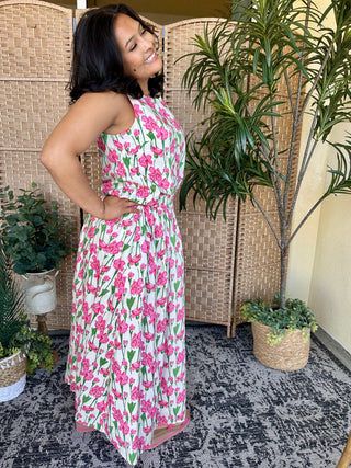 Alternate view of Blooming Beauty Floral Sleeveless Top & Skirt Set
