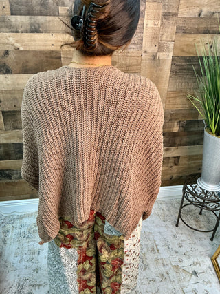 POL Chocolate Cardigan Sweater Top w/ Pockets