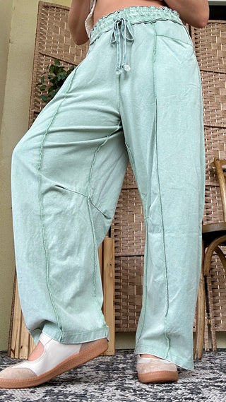 Jaded Green Gypsy Fit Pants
