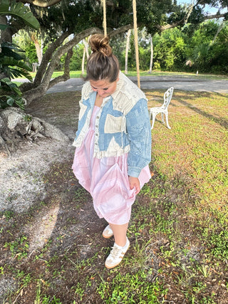 Alternate view of POL Denim Freedom Bandana Jacket
