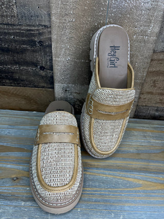 Corkys Raffia Am I Right Mule