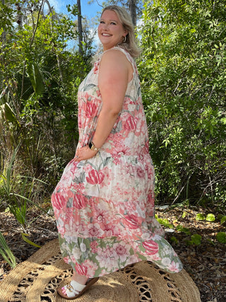 Beautiful Day Floral Maxi Dress