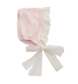 Haute Baby Precious Blush Infant Bonnet