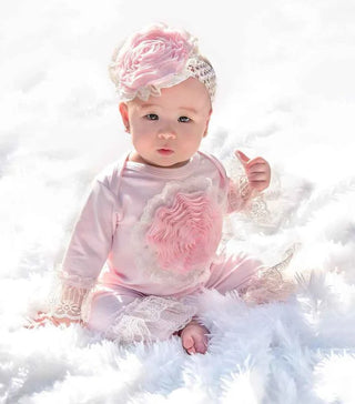 Haute Baby Pink Lullaby Infant Headband