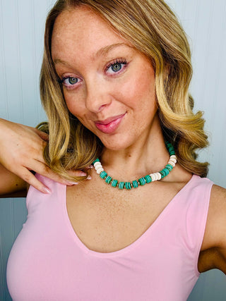 Emerald Coast Beaded Necklace
