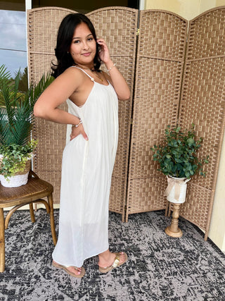 Alternate view of Sunrise to Sunset Boho Flowy Cream Dress
