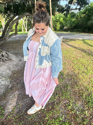 Alternate view of POL Denim Freedom Bandana Jacket
