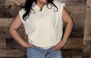 Simply Southern Luxeknit Sleeveless Zipper Top