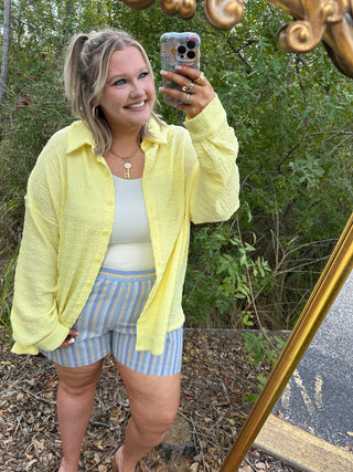 Striped Rainbow Sherbert Shorts