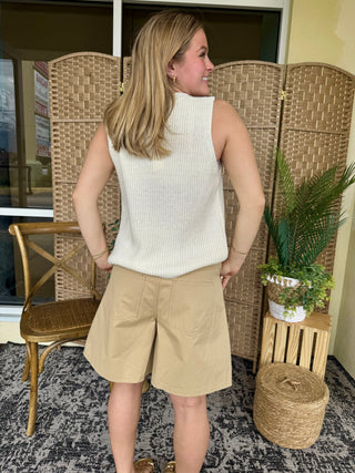 Alternate view of The Tide is High Beach Ivory Sweater Top
