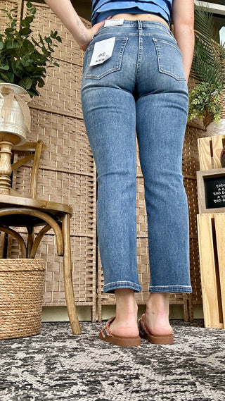 Alternate view of Mica Twist & Shout Twist Pocket Jeans
