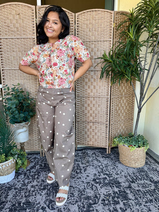 Alternate view of Not My First Rodeo Dusty Floral Cardigan Top

