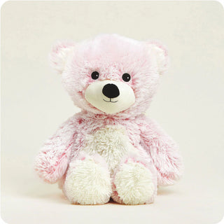 Warmies Pink Marshmallow Bear Microwavable Plush