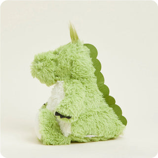 Cozy Warmies Dinosaur Microwavable Plush - Soothing Heat Pack in Green Dino Design for Relaxation and Comfort
