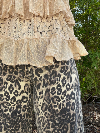 Alternate view of Young Threads Desert Dream Ivory Ruffle Top
