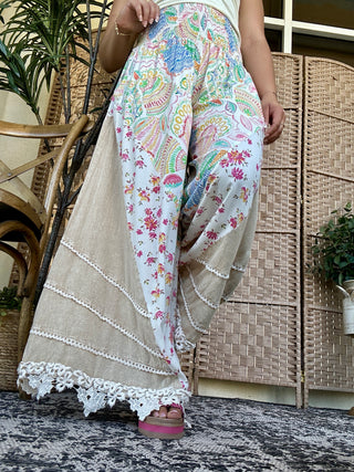 Alternate view of Oli & Hali Natural Beach Bound Wide Leg Pant
