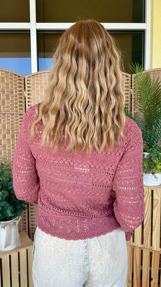 Alternate view of Perfect Day Terracotta Cardigan
