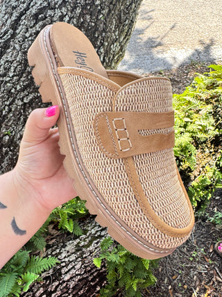 Corkys Raffia Am I Right Mule
