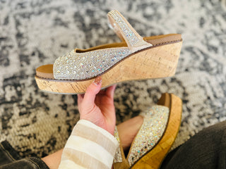 Alternate view of Corkys Treat Yourself Rhinestone Wedges
