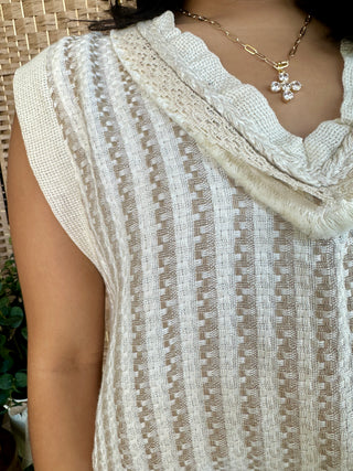 Alternate view of POL Pack Your Bags Natural Stripe Top
