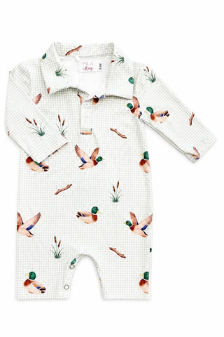 Duck Pond Long Slv Polo Shortall Infant Boy
