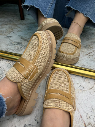 Corkys Raffia Am I Right Mule