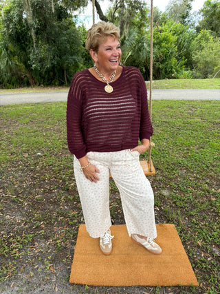 Alternate view of Orchard Bloom Floral Crop Pants
