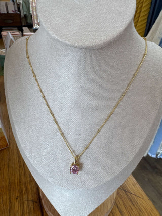 Elegant BIRTHSTONE Necklace by Lauren Kenzie with Lifetime Warranty - Perfect Gift for Any Occasion.